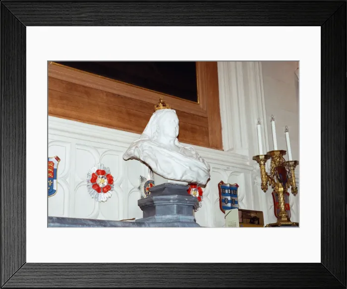 Framed Print : Interior view of Windsor Castle showing restoration after it was damaged by fire in 1992 Framed Print : Interior view of Windsor Castle showing restoration after it was damaged by fire in 1992