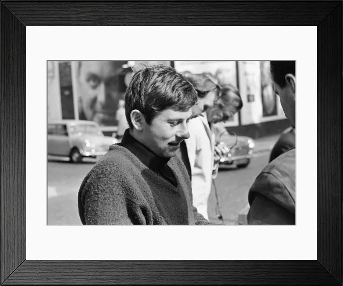 Framed Print : Roman Polanski, french polish film director in the UK filming 1965 British psychological Framed Print : Roman Polanski, french polish film director in the UK filming 1965 British psychological