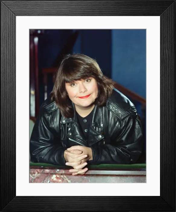 Framed Print : Actress and comedian Dawn French. 1st February 1991 Framed Print : Actress and comedian Dawn French. 1st February 1991