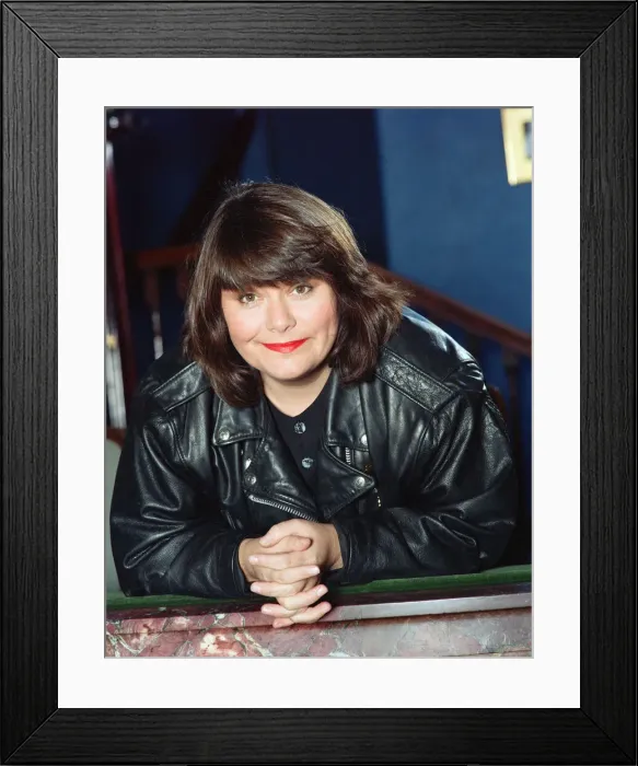 Framed Print : Actress and comedian Dawn French. 1st February 1991