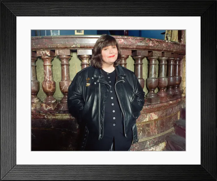 Framed Print : Actress and comedian Dawn French. 1st February 1991