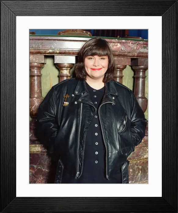 Framed Print : Actress and comedian Dawn French. 1st February 1991 Framed Print : Actress and comedian Dawn French. 1st February 1991