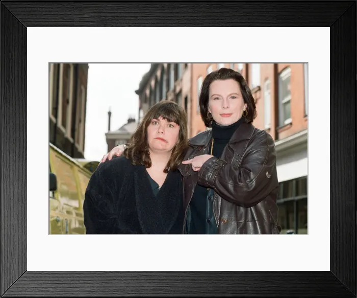 Framed Print : The Comic Strip Presents... photocall. Pictured Framed Print : The Comic Strip Presents... photocall. Pictured