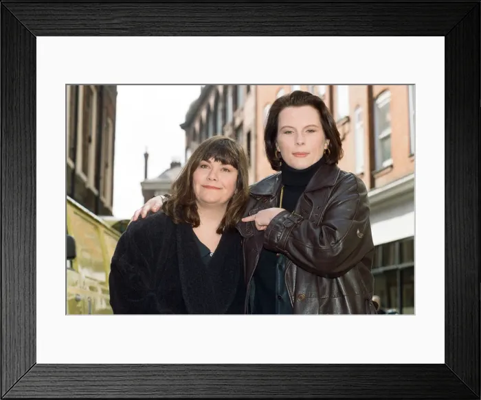 Framed Print : The Comic Strip Presents... photocall. Pictured Framed Print : The Comic Strip Presents... photocall. Pictured