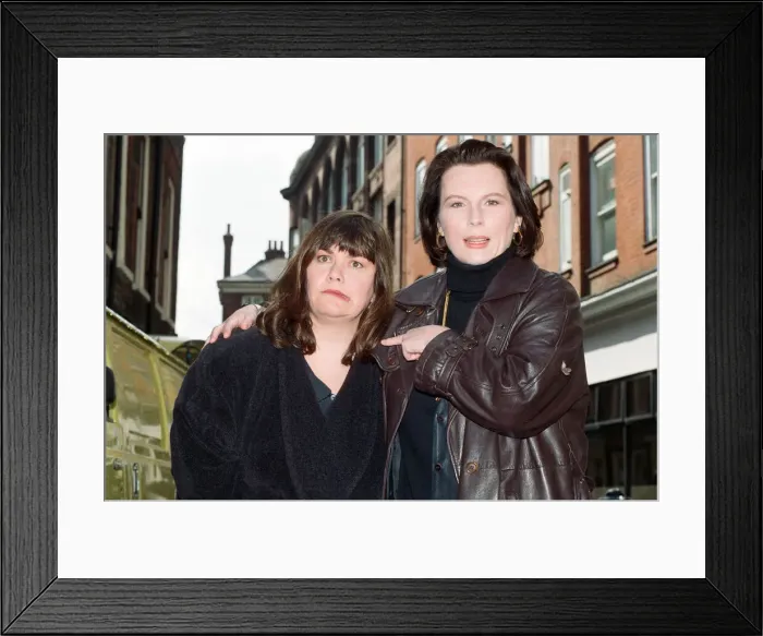 Framed Print : The Comic Strip Presents... photocall. Pictured Framed Print : The Comic Strip Presents... photocall. Pictured