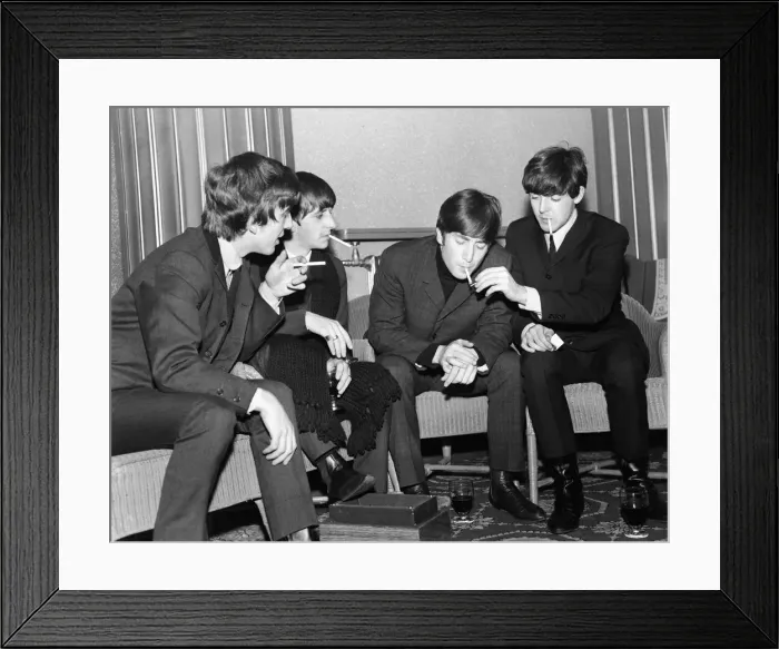 Framed Print : The Beatles backstage at The Regal in Cambridge 26th November 1963 Framed Print : The Beatles backstage at The Regal in Cambridge 26th November 1963