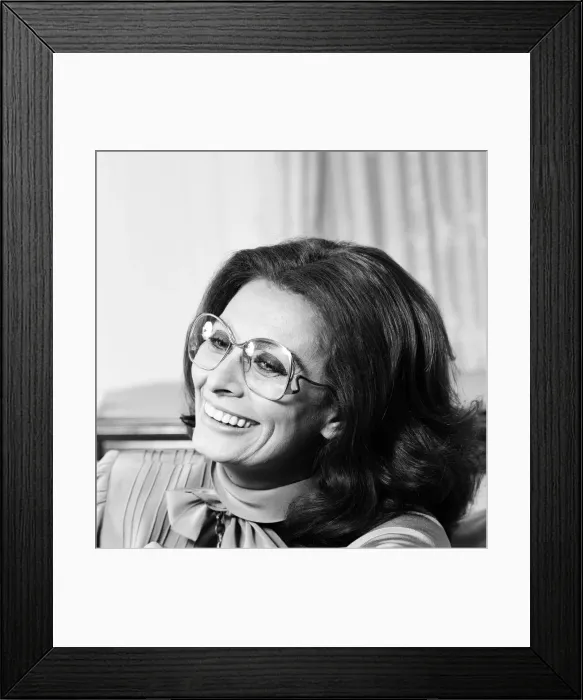 Framed Print : Actress Sophia Loren, pictured in London where shes promoting her new book. October 1984