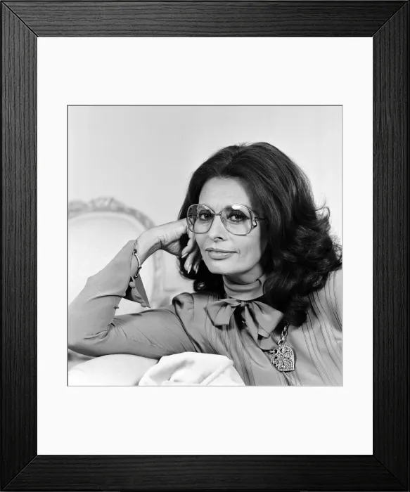 Framed Print : Actress Sophia Loren, pictured in London where shes promoting her new book. October 1984