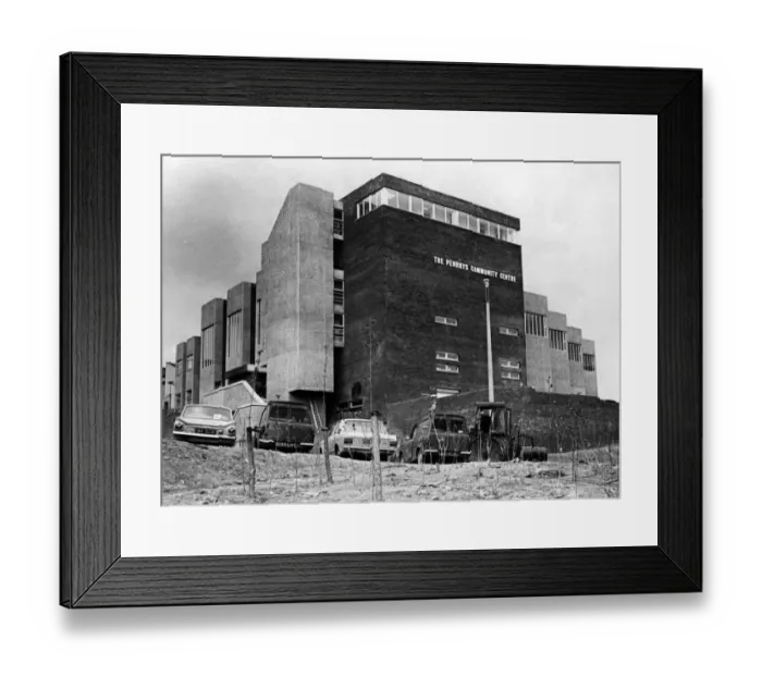 Framed Print : The £300, 000 community centre built at the Penrhys Estate which is to be officially Framed Print : The £300, 000 community centre built at the Penrhys Estate which is to be officially