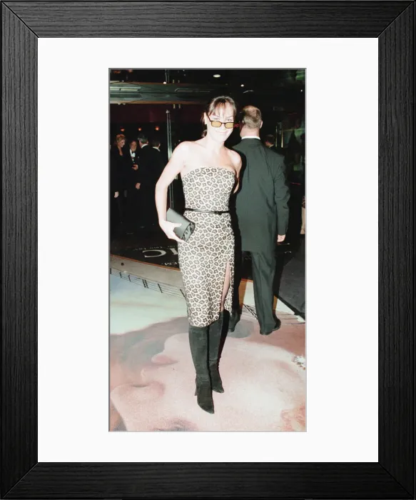Framed Print : Titanic 1997 film premiere at the Empire in Leicester Square, London Framed Print : Titanic 1997 film premiere at the Empire in Leicester Square, London