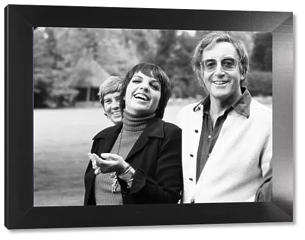 The happy couple, Liza Minnelli and Peter Sellers photographed at Shepperton Studios