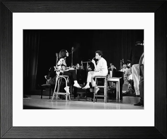 Framed Print : Judy Garland and her daughter Liza Minnelli are returning to the London Palladium for a