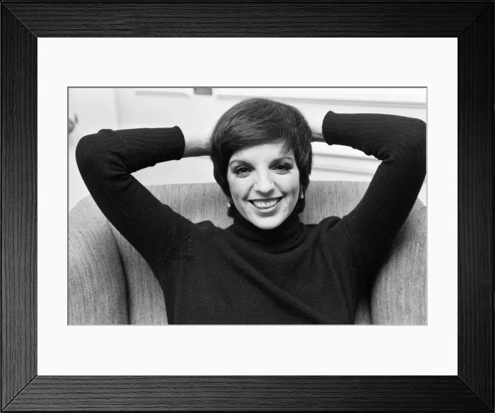 Framed Print : Liza Minnelli pictured at a reception at the Savoy Hotel. 4th December 1978