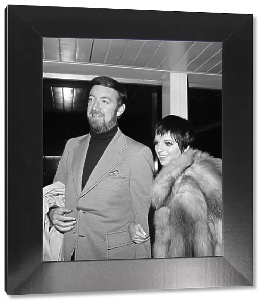 Liza Minnelli and her new husband Jack Haley Jr arrive at Heathrow to finish off their