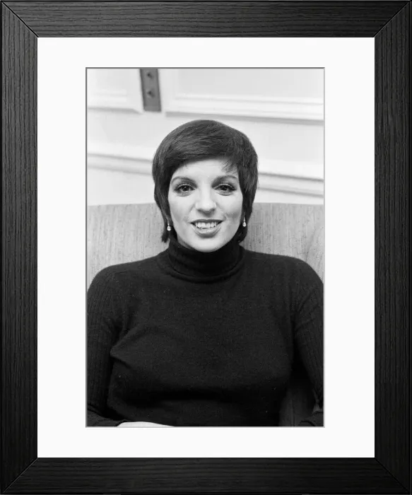 Framed Print : Liza Minnelli pictured at a reception at the Savoy Hotel. 4th December 1978 Framed Print : Liza Minnelli pictured at a reception at the Savoy Hotel. 4th December 1978