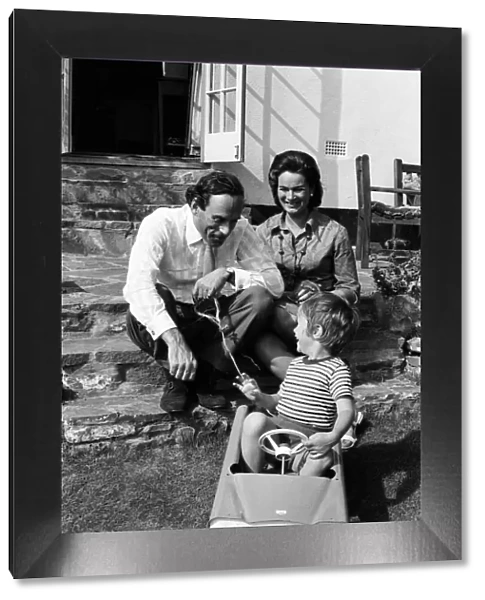 Jeremy Thorpe, his second wife Marion and his four year old son Rupert