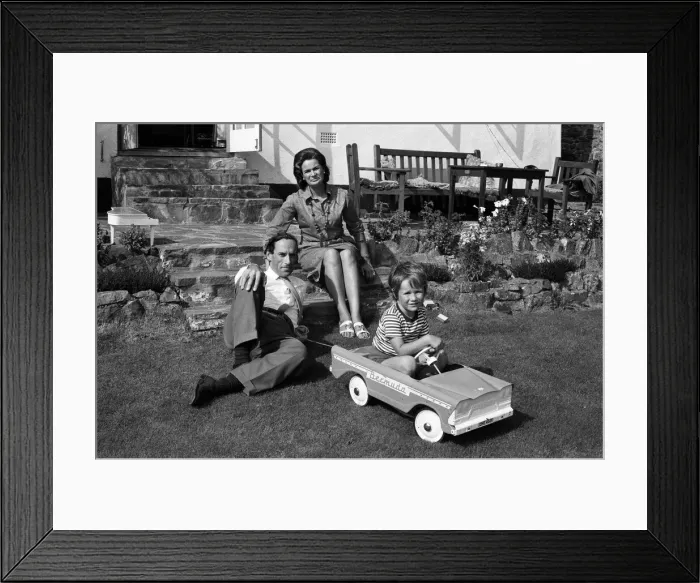 Framed Print : Jeremy Thorpe, his second wife Marion and his four year old son Rupert Framed Print : Jeremy Thorpe, his second wife Marion and his four year old son Rupert