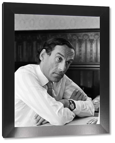Jeremy Thorpe pictured in his constituency office in Barnstaple. 12th September 1973