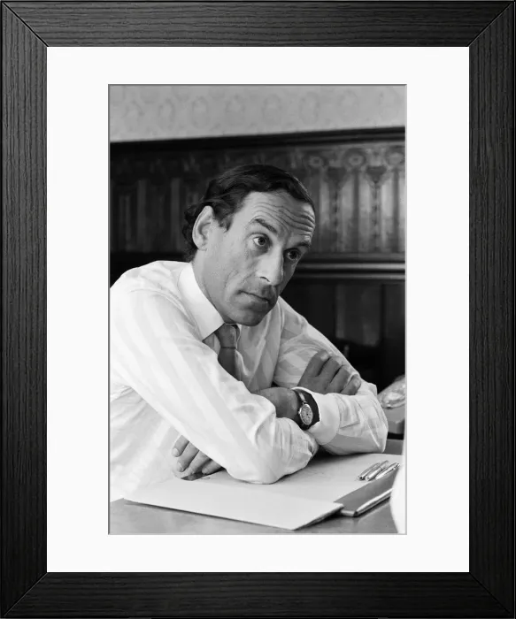 Framed Print : Jeremy Thorpe pictured in his constituency office in Barnstaple. 12th September 1973 Framed Print : Jeremy Thorpe pictured in his constituency office in Barnstaple. 12th September 1973