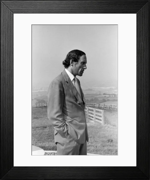 Framed Print : Jeremy Thorpe pictured outside, near Barnstaple. 12th September 1973 Framed Print : Jeremy Thorpe pictured outside, near Barnstaple. 12th September 1973