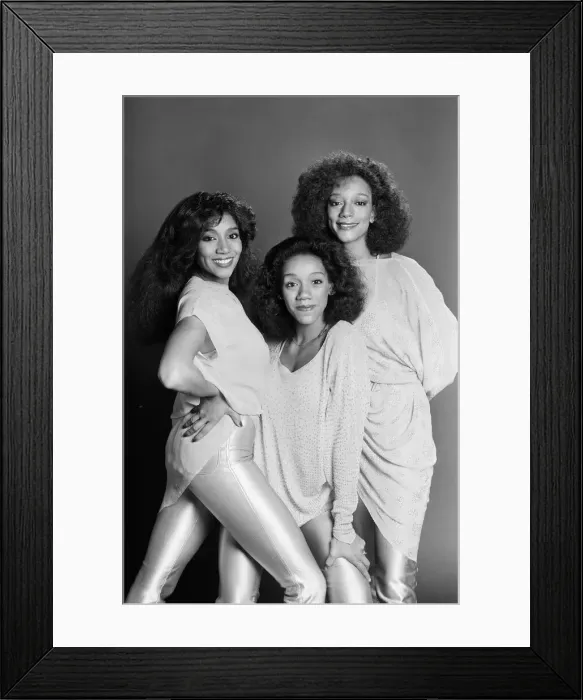 Framed Print : Sister Sledge - musical singing sisters group from the USA