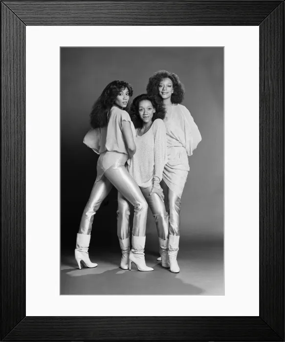 Framed Print : Sister Sledge - musical singing sisters group from the USA Framed Print : Sister Sledge - musical singing sisters group from the USA