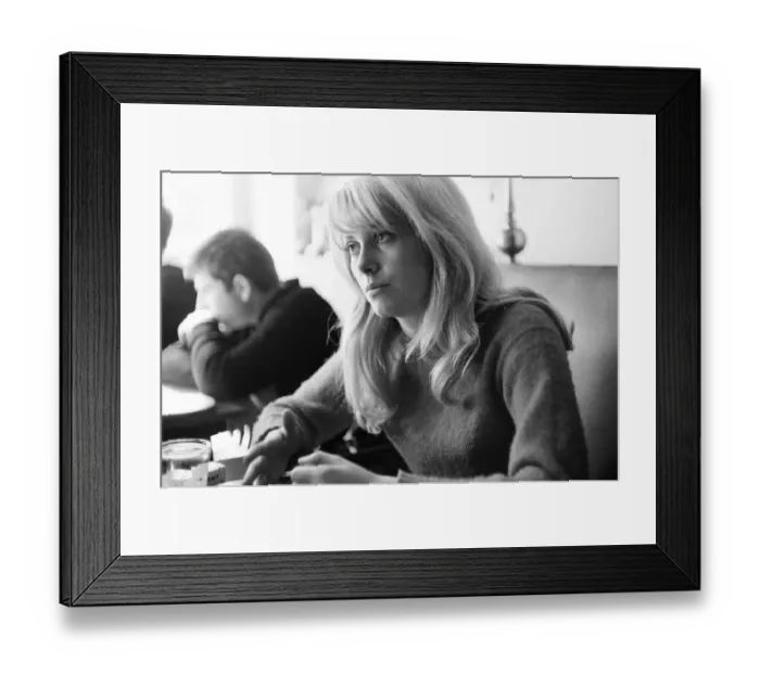 Framed Print : Catherine Deneuve, french actress in UK filming 1965 British psychological horror Framed Print : Catherine Deneuve, french actress in UK filming 1965 British psychological horror