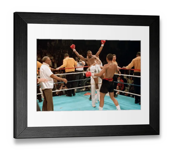 Framed Print : Lloyd Honeyghan vs Marlon Starling for the WBC Welterweight title Framed Print : Lloyd Honeyghan vs Marlon Starling for the WBC Welterweight title