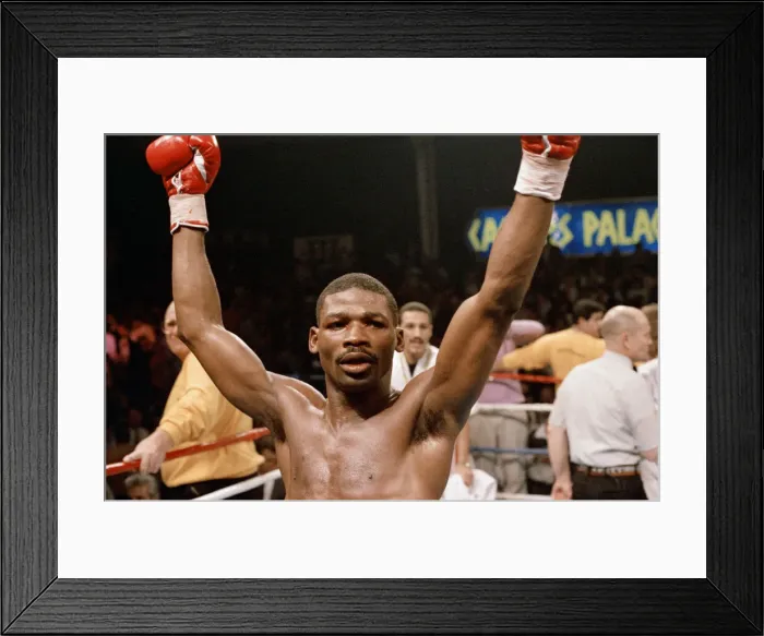 Framed Print : Lloyd Honeyghan vs Marlon Starling for the WBC Welterweight title Framed Print : Lloyd Honeyghan vs Marlon Starling for the WBC Welterweight title