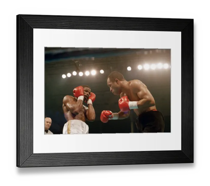 Framed Print : Lloyd Honeyghan vs Marlon Starling for the WBC Welterweight title Framed Print : Lloyd Honeyghan vs Marlon Starling for the WBC Welterweight title