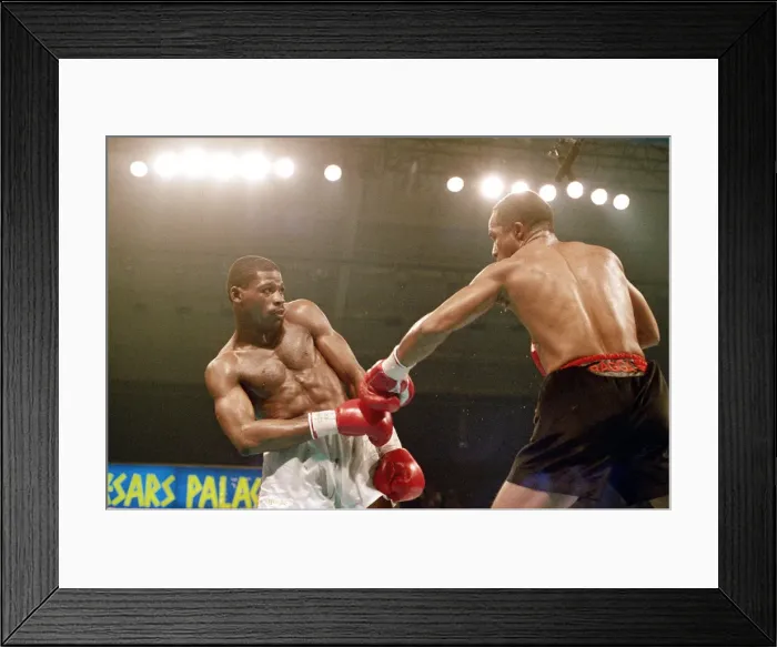 Framed Print : Lloyd Honeyghan vs Marlon Starling for the WBC Welterweight title Framed Print : Lloyd Honeyghan vs Marlon Starling for the WBC Welterweight title