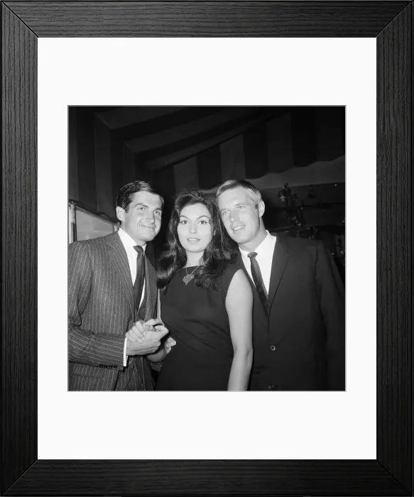 Framed Print : Rosanna Schiaffino, Italian actress, in the UK to star in new film, The Victors Framed Print : Rosanna Schiaffino, Italian actress, in the UK to star in new film, The Victors