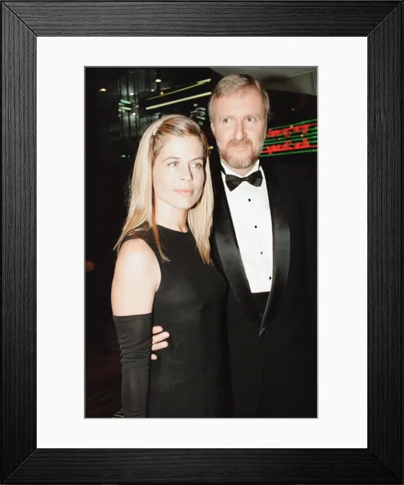 Framed Print : Titanic 1997 film premiere at the Empire in Leicester Square, London Framed Print : Titanic 1997 film premiere at the Empire in Leicester Square, London