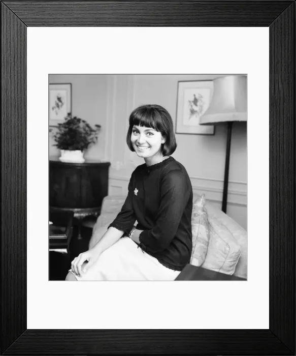 Framed Print : Rosanna Schiaffino, Italian actress, in the UK to star in new film, The Long Ships Framed Print : Rosanna Schiaffino, Italian actress, in the UK to star in new film, The Long Ships