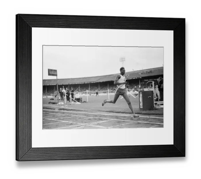 Framed Print : Athletics at White City, London, Saturday 12th August 1967 Framed Print : Athletics at White City, London, Saturday 12th August 1967