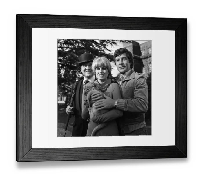 Framed Print : Stars of the new TV series The Avengers, Patrick Macnee Framed Print : Stars of the new TV series The Avengers, Patrick Macnee