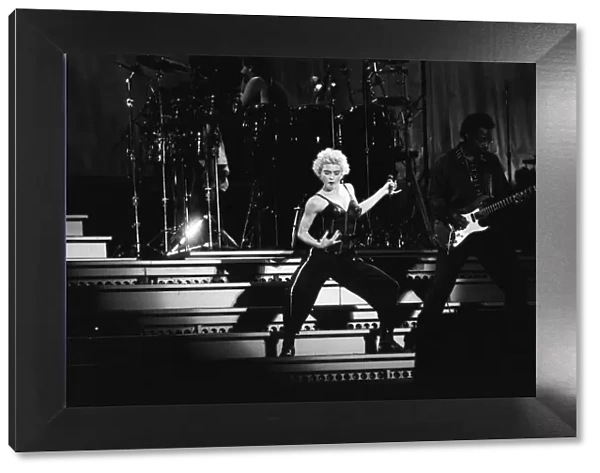 Madonna in concert. Whos That Girl World Tour, Wembley Stadium. 18th August 1987
