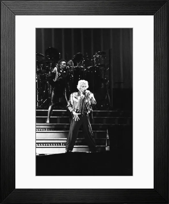 Framed Print : Madonna in concert. Whos That Girl World Tour, Wembley Stadium. 18th August 1987