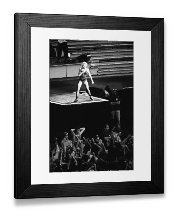 Framed Print : Madonna in concert. Whos That Girl World Tour, Wembley Stadium. 18th August 1987 Framed Print : Madonna in concert. Whos That Girl World Tour, Wembley Stadium. 18th August 1987