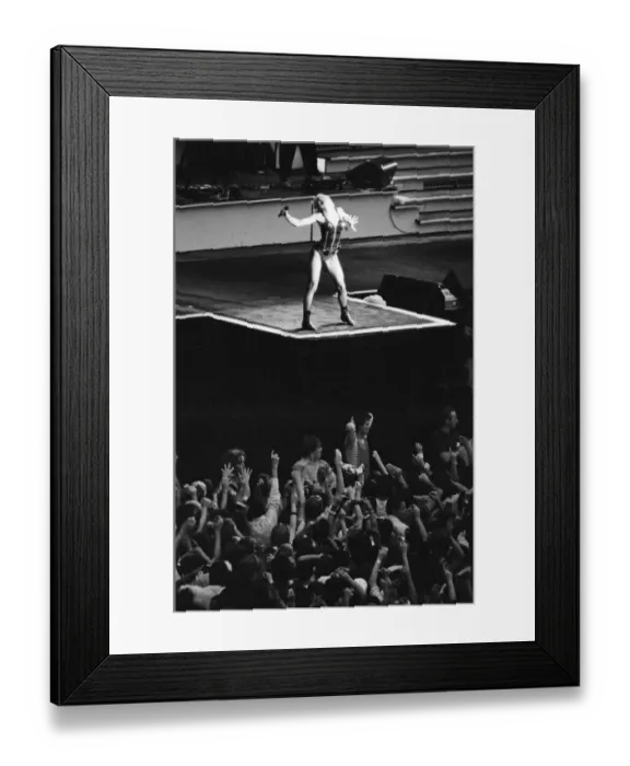 Framed Print : Madonna in concert. Whos That Girl World Tour, Wembley Stadium. 18th August 1987