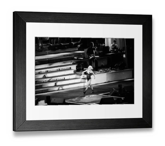 Framed Print : Madonna in concert. Whos That Girl World Tour, Wembley Stadium. 18th August 1987