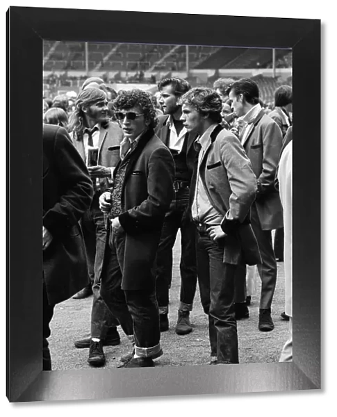 People at the London Rock and Roll Show at Wembley Stadium, London. 5th August 1972