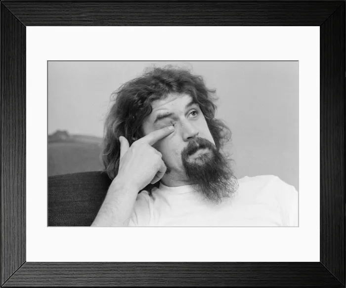 Framed Print : Billy Connolly, comedian from Glasgow, has now hit the big time
