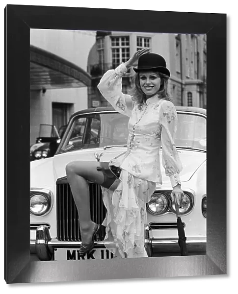 Joanna Lumley, star of The New Avengers. 8th March 1976
