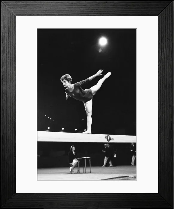 Framed Print : International Gymnastics at Wembley Arena, London, Saturday 2nd April 1966 Framed Print : International Gymnastics at Wembley Arena, London, Saturday 2nd April 1966