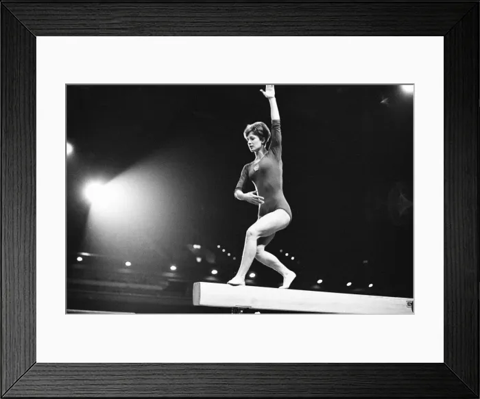 Framed Print : International Gymnastics at Wembley Arena, London, Saturday 2nd April 1966