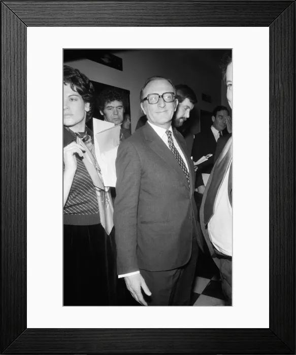 Framed Print : Secretary of State for Energy Lord Carrington pictured on General Election night