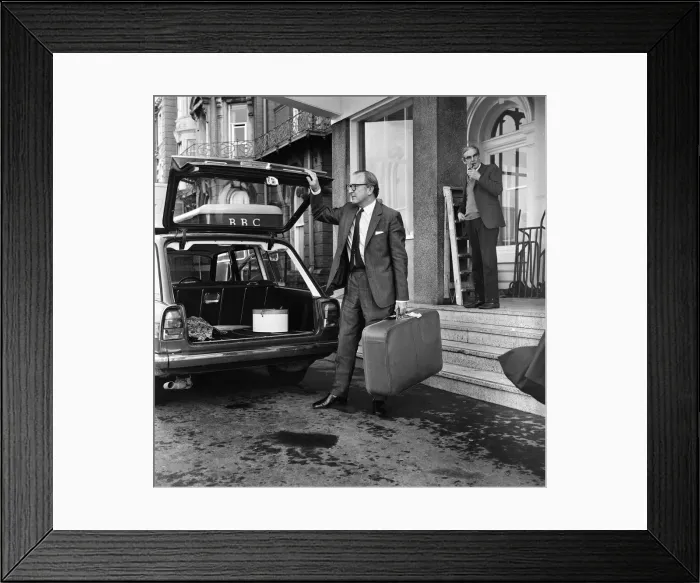 Framed Print : Secretary of State for Defence Lord Carrington arrives with his wife Lady Carrington Framed Print : Secretary of State for Defence Lord Carrington arrives with his wife Lady Carrington