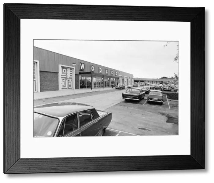 Framed Print : Woolco Department Store, Oadby Hall, Leicestershire, Monday 9th October 1967 Framed Print : Woolco Department Store, Oadby Hall, Leicestershire, Monday 9th October 1967