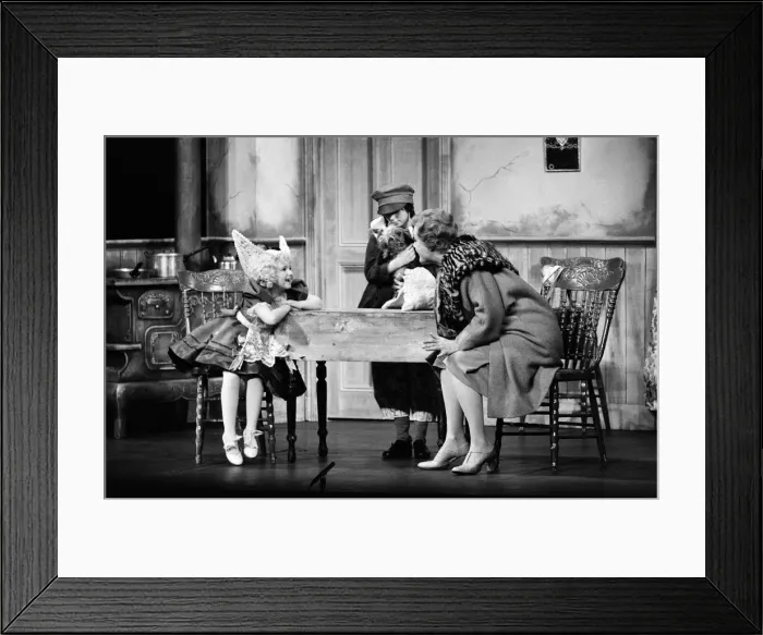 Framed Print : Some of the cast on stage during a special dress rehearsal for Gypsy Framed Print : Some of the cast on stage during a special dress rehearsal for Gypsy